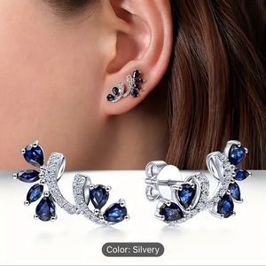 Silver plated earrings